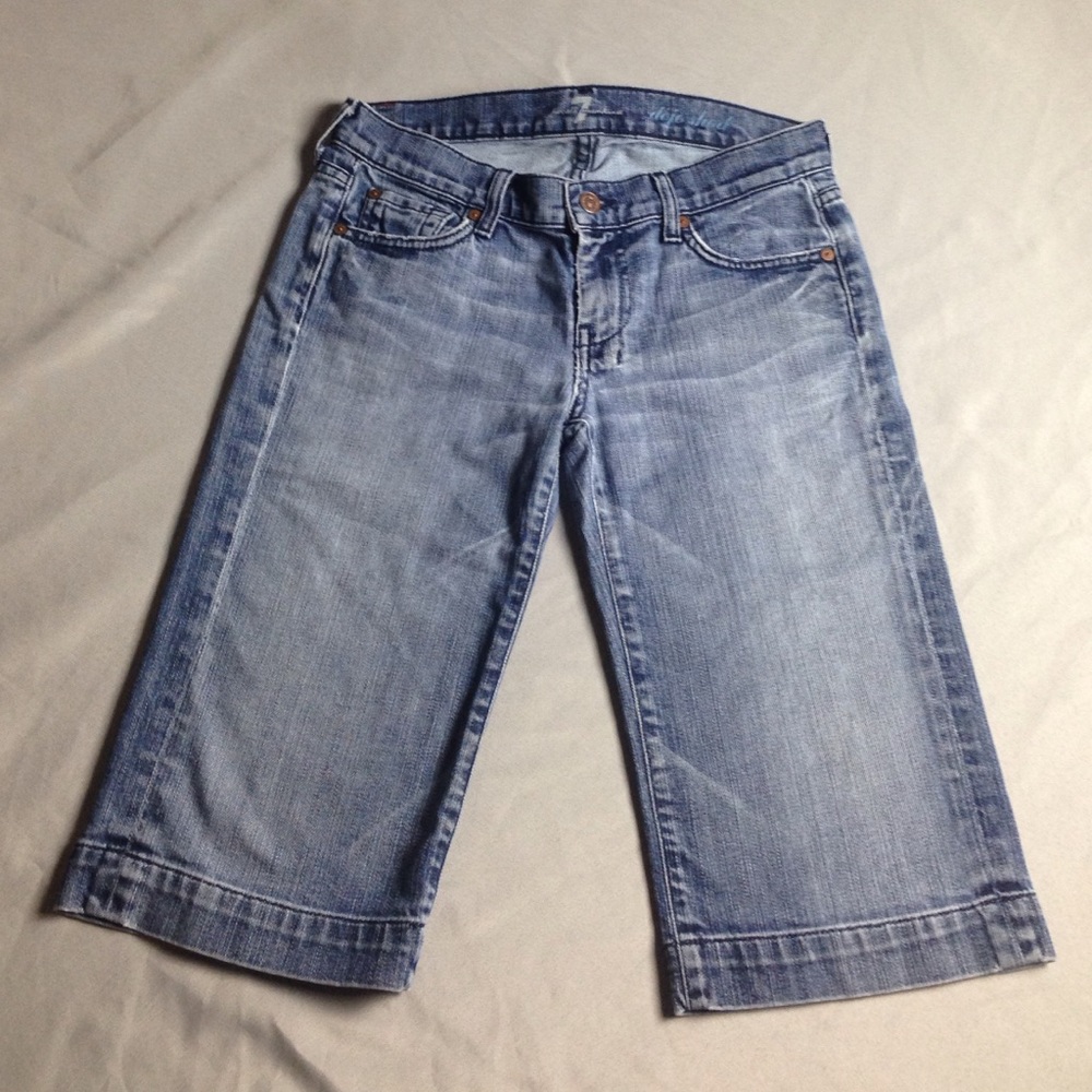7 FOR ALL MANKIND BEAUTIFUL "DOJO" SHORT Size 27 - Picture 4 of 4